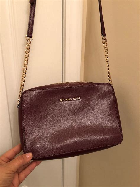 michael kors burgundy purse|michael kors burgundy crossbody bag.